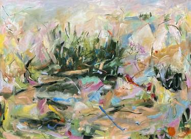 Original Abstract Expressionism Landscape Paintings by Renée Zangara