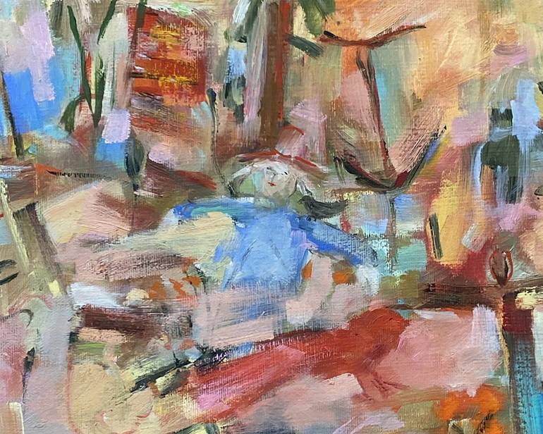 Original Abstract Expressionism Landscape Painting by Renée Zangara