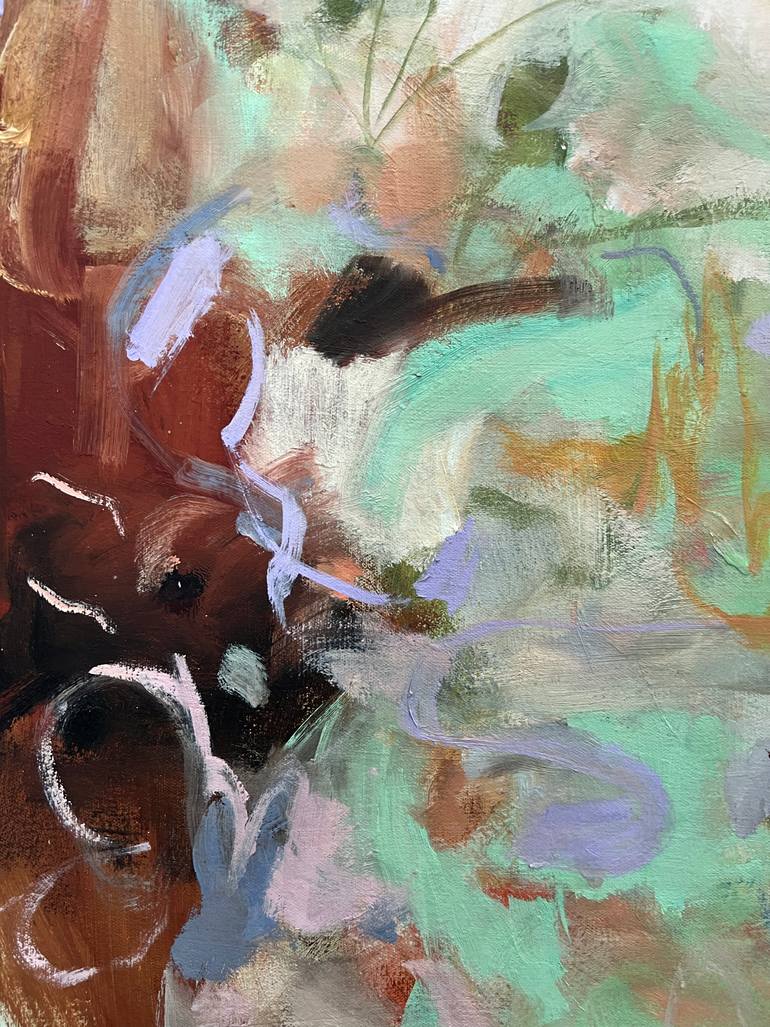 Original Abstract Expressionism Landscape Painting by Renée Zangara
