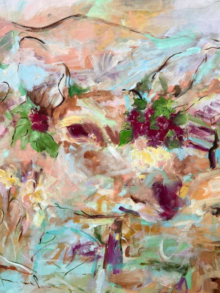 Original Abstract Expressionism Landscape Painting by Renée Zangara