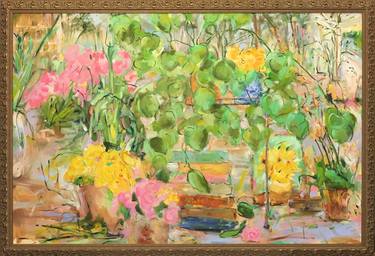 Original Garden Paintings by Renée Zangara