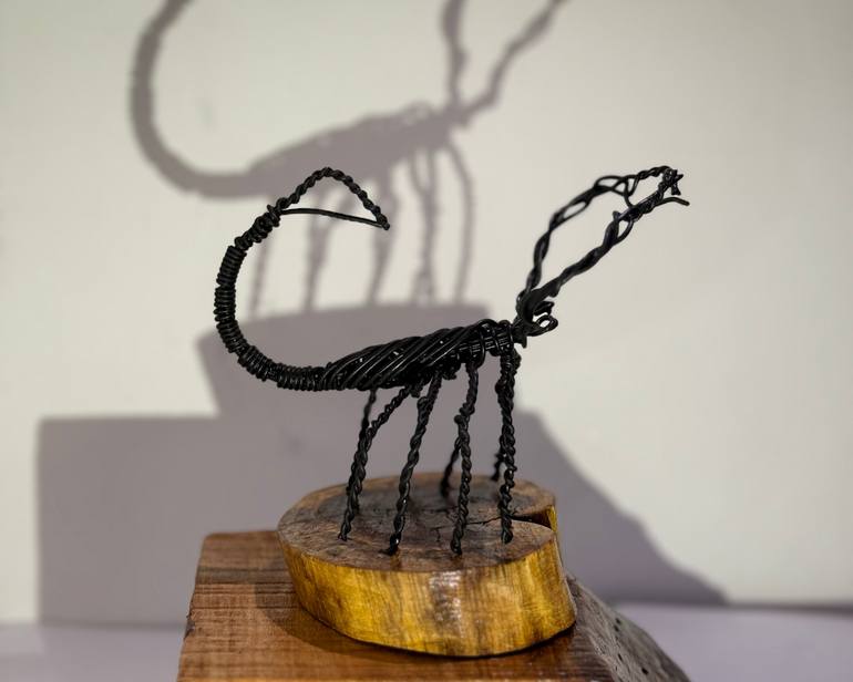 Original Abstract Expressionism Animal Sculpture by Chirag Patel