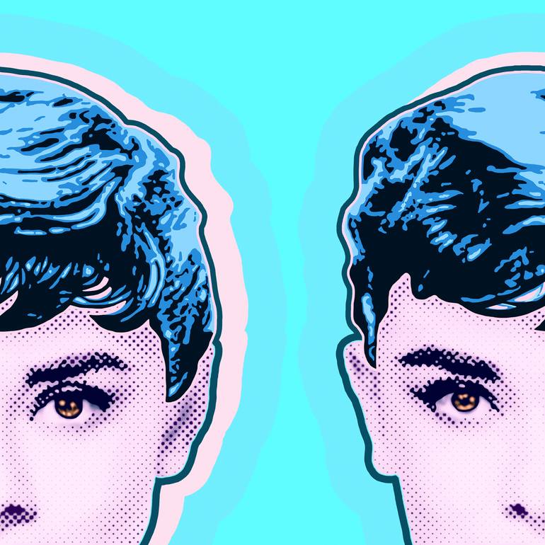 Original Pop Art Pop Culture/Celebrity Printmaking by Kauli Aka Christof Kaul