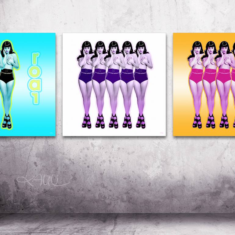 Original Pop Art Pop Culture/Celebrity Printmaking by Kauli Aka Christof Kaul