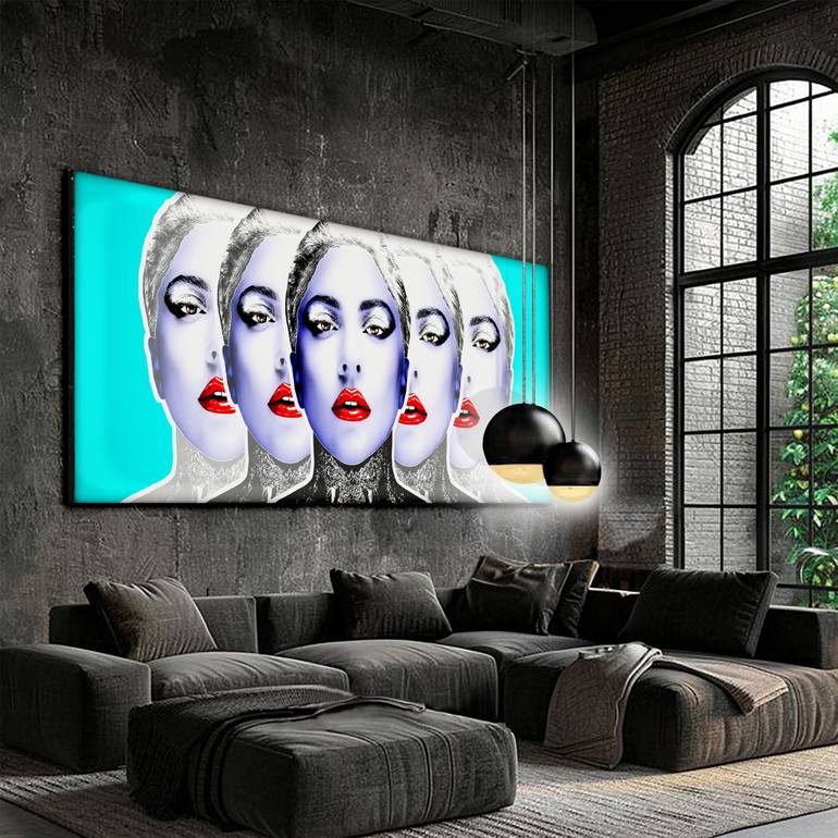 Original Pop Art Pop Culture/Celebrity Printmaking by Kauli Aka Christof Kaul