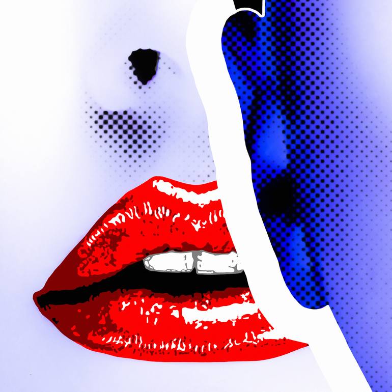 Original Pop Art Pop Culture/Celebrity Printmaking by Kauli Aka Christof Kaul