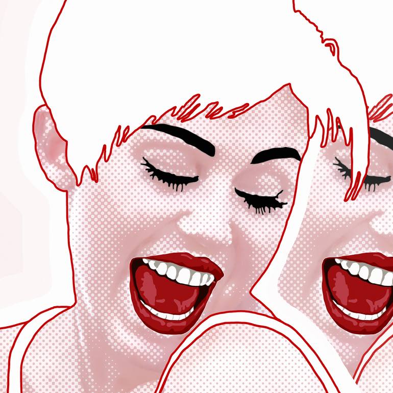 Original Pop Art Pop Culture/Celebrity Printmaking by Kauli Aka Christof Kaul