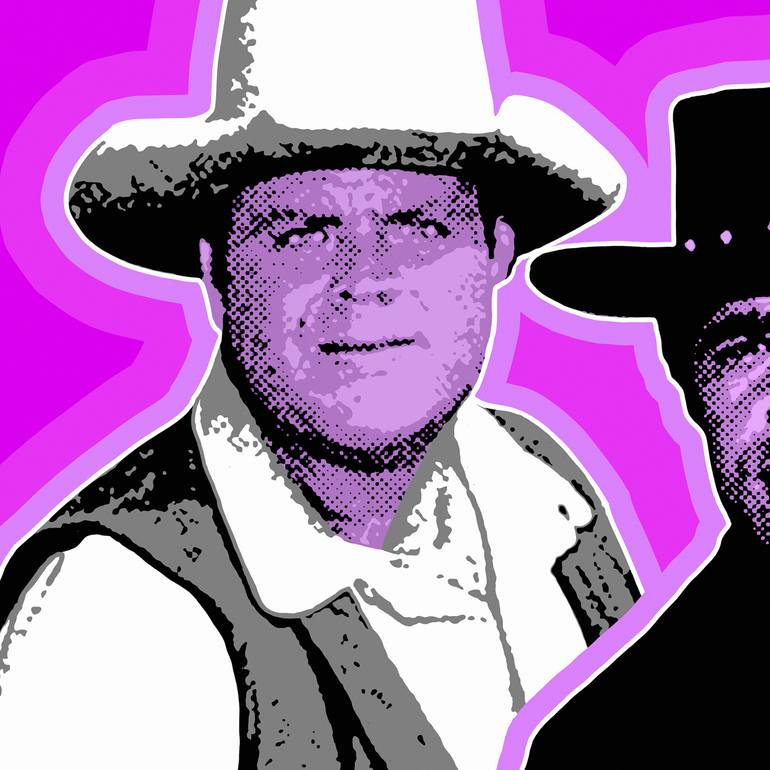 Original Digital Art Pop Culture/Celebrity Printmaking by Kauli Aka Christof Kaul