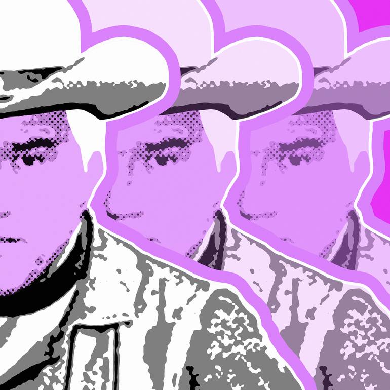 Original Digital Art Pop Culture/Celebrity Printmaking by Kauli Aka Christof Kaul