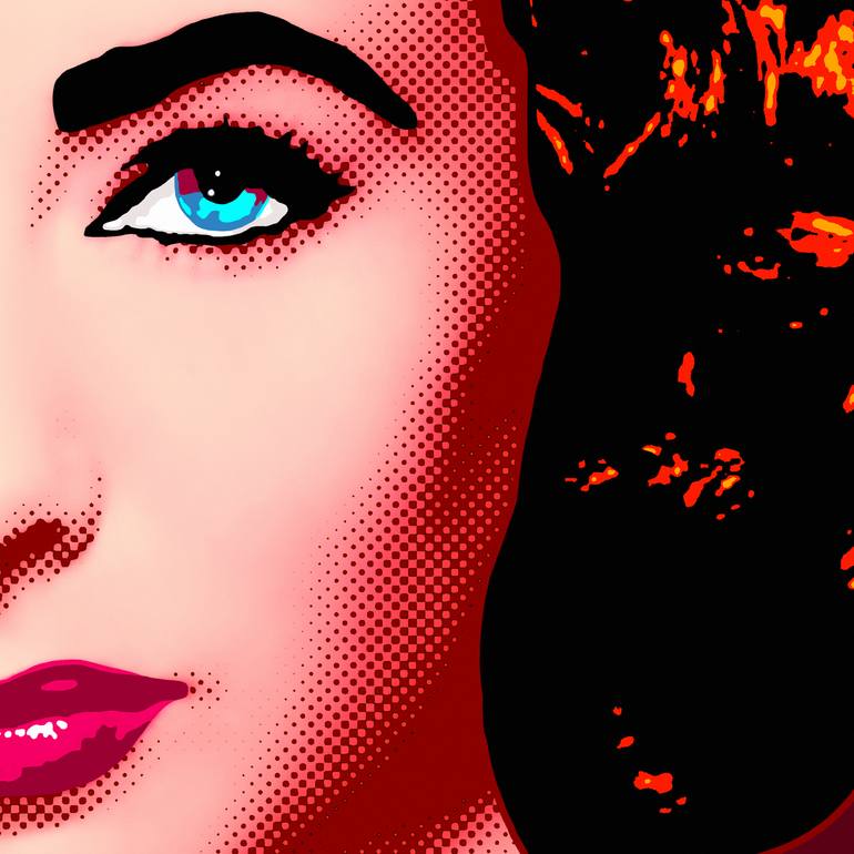 Original Pop Art Pop Culture/Celebrity Printmaking by Kauli Aka Christof Kaul