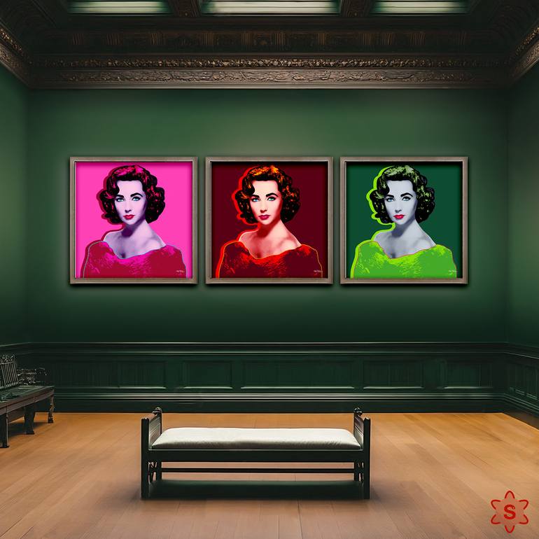 Original Pop Art Pop Culture/Celebrity Printmaking by Kauli Aka Christof Kaul