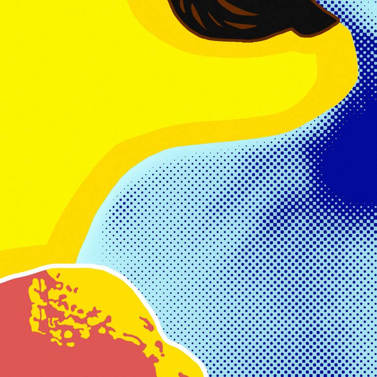 Original Pop Art Pop Culture/Celebrity Printmaking by Kauli Aka Christof Kaul