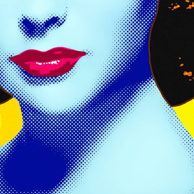 Original Pop Art Pop Culture/Celebrity Printmaking by Kauli Aka Christof Kaul