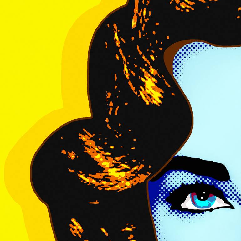 Original Pop Art Pop Culture/Celebrity Printmaking by Kauli Aka Christof Kaul