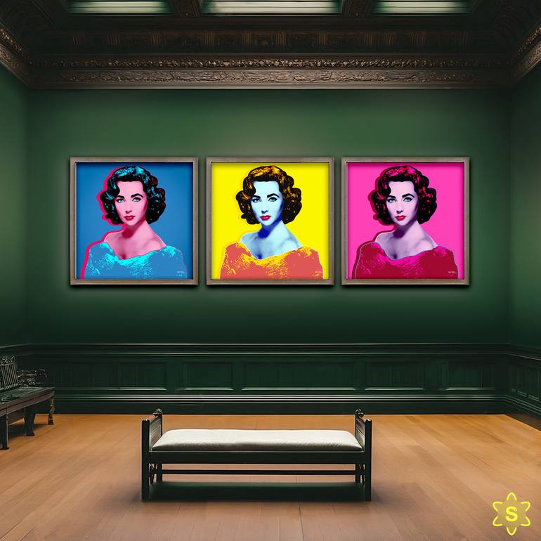 Original Pop Art Pop Culture/Celebrity Printmaking by Kauli Aka Christof Kaul