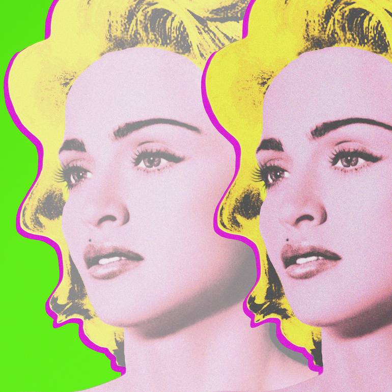 Original Pop Art Pop Culture/Celebrity Printmaking by Kauli Aka Christof Kaul