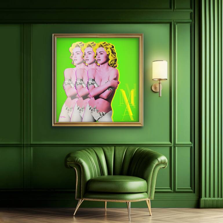 Original Pop Art Pop Culture/Celebrity Printmaking by Kauli Aka Christof Kaul