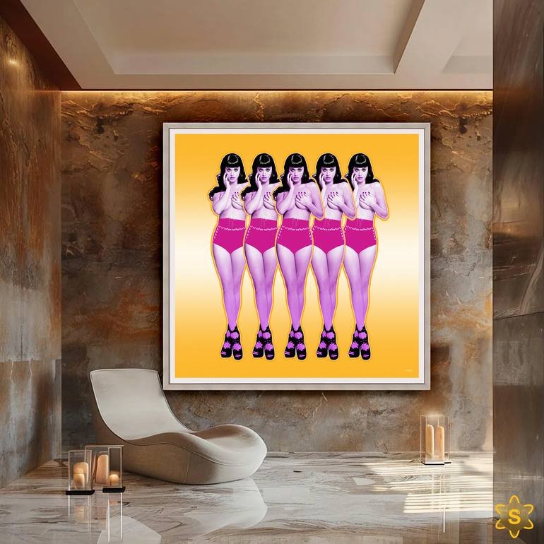 Original Pop Art Pop Culture/Celebrity Printmaking by Kauli Aka Christof Kaul
