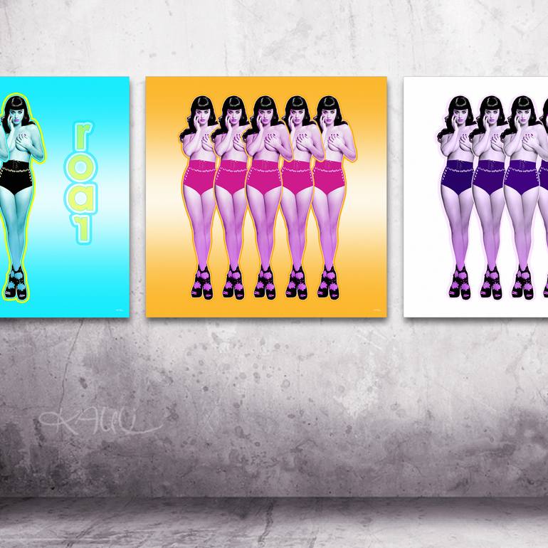 Original Pop Art Pop Culture/Celebrity Printmaking by Kauli Aka Christof Kaul