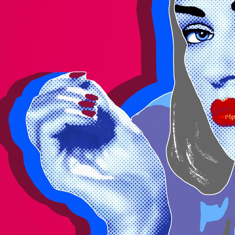 Original Digital Art Pop Culture/Celebrity Printmaking by Kauli Aka Christof Kaul