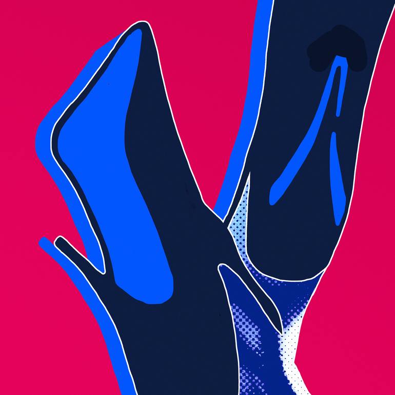 Original Digital Art Pop Culture/Celebrity Printmaking by Kauli Aka Christof Kaul