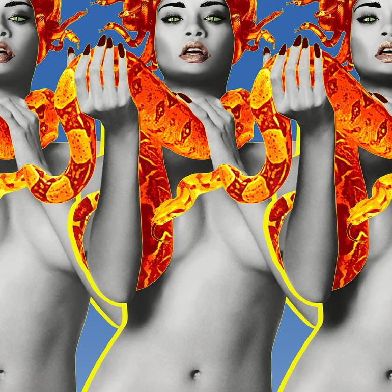 Original Pop Art Pop Culture/Celebrity Printmaking by Kauli Aka Christof Kaul