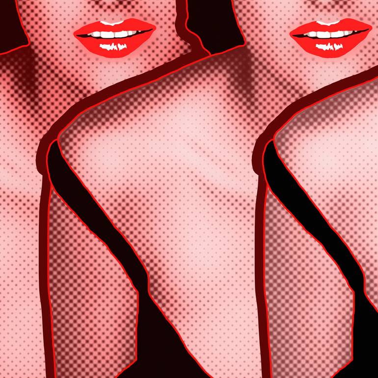 Original Pop Art Pop Culture/Celebrity Printmaking by Kauli Aka Christof Kaul