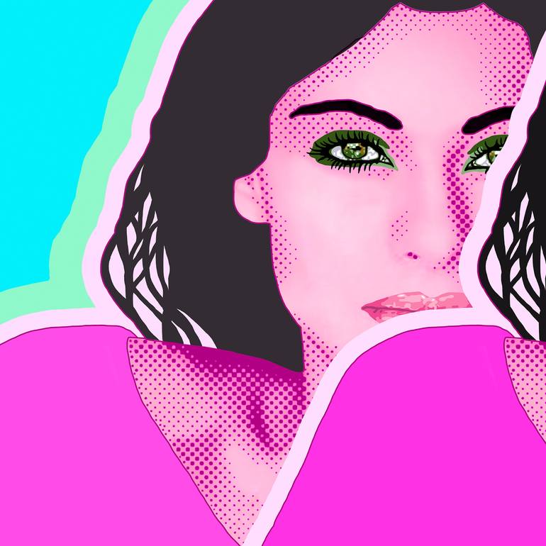 Original Pop Art Pop Culture/Celebrity Printmaking by Kauli Aka Christof Kaul
