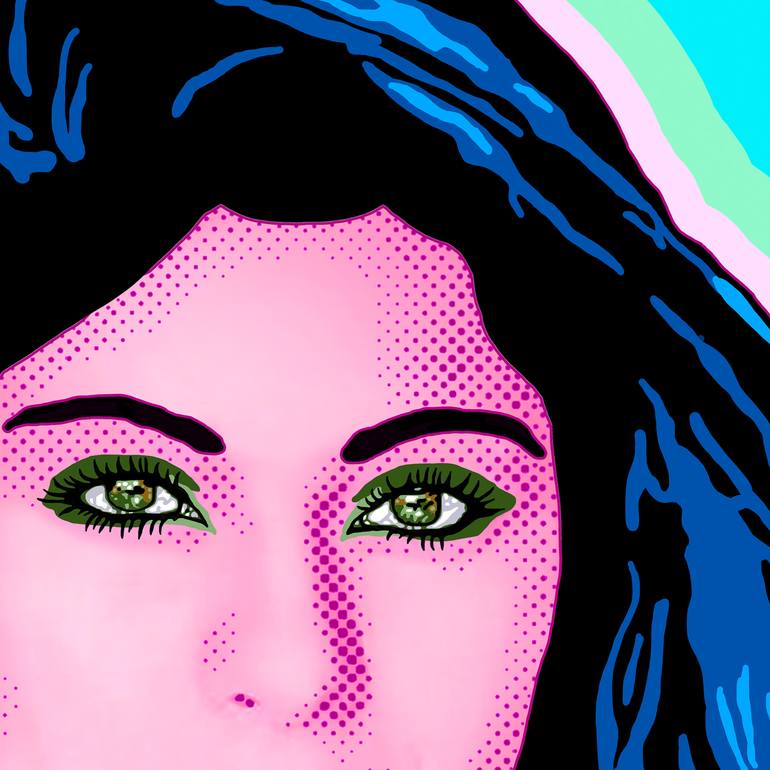 Original Pop Art Pop Culture/Celebrity Printmaking by Kauli Aka Christof Kaul