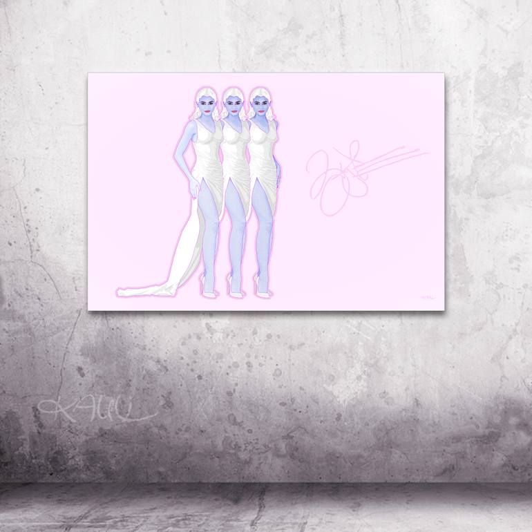 Original Pop Art Pop Culture/Celebrity Printmaking by Kauli Aka Christof Kaul