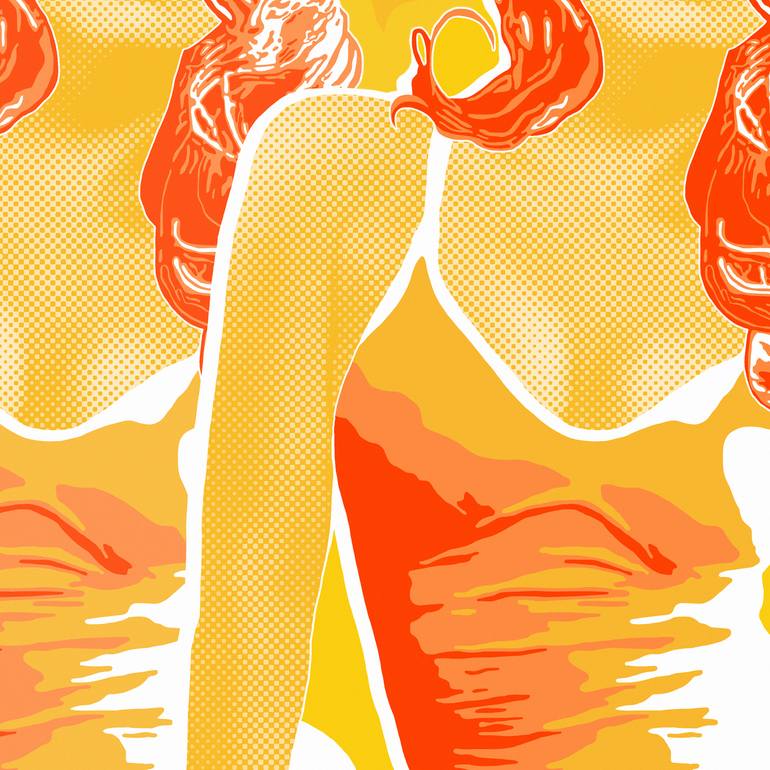 Original Pop Art Pop Culture/Celebrity Printmaking by Kauli Aka Christof Kaul