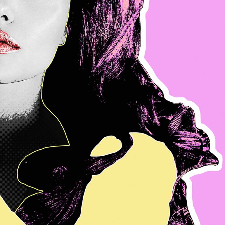 Original Pop Art Pop Culture/Celebrity Printmaking by Kauli Aka Christof Kaul
