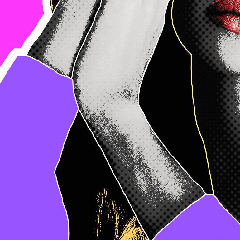 Original Pop Art Pop Culture/Celebrity Printmaking by Kauli Aka Christof Kaul