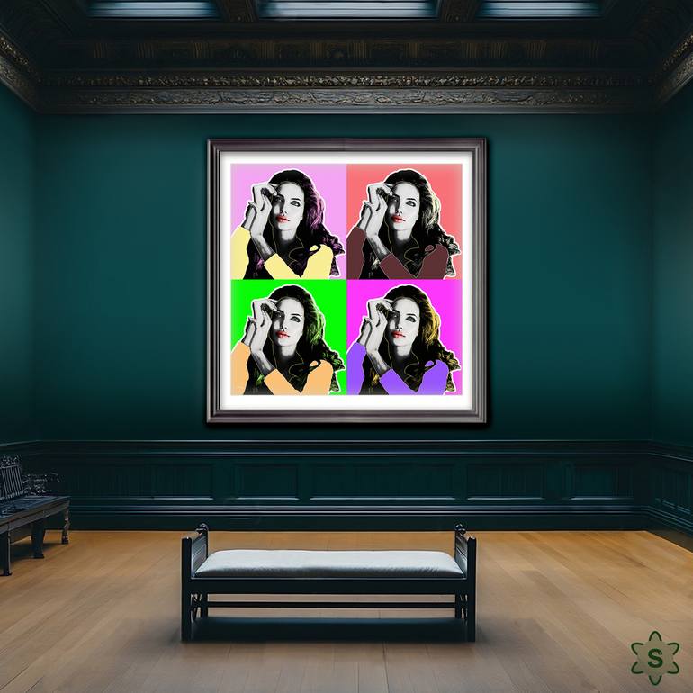 Original Pop Art Pop Culture/Celebrity Printmaking by Kauli Aka Christof Kaul