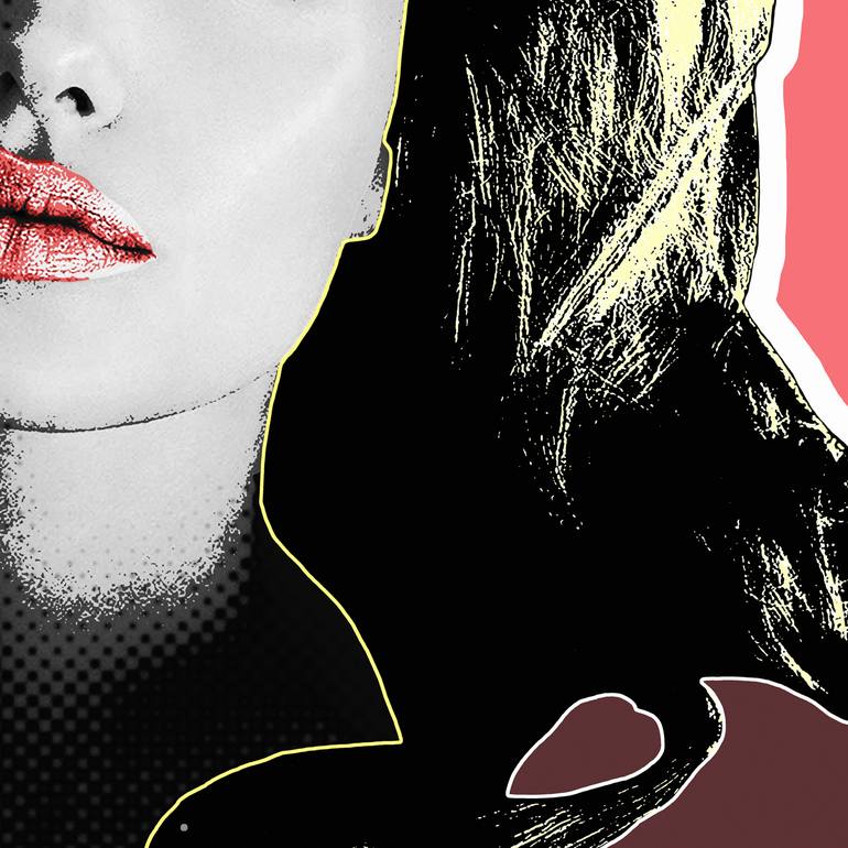 Original Pop Art Pop Culture/Celebrity Printmaking by Kauli Aka Christof Kaul