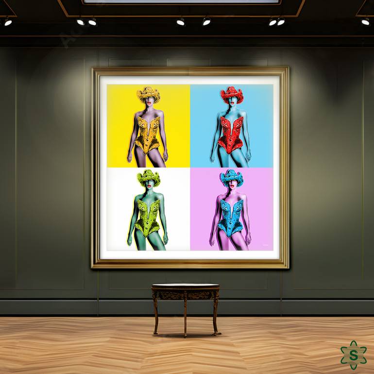Original Pop Art Pop Culture/Celebrity Printmaking by Kauli Aka Christof Kaul