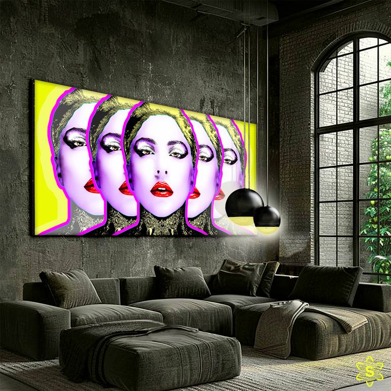 Original Pop Art Pop Culture/Celebrity Printmaking by Kauli Aka Christof Kaul