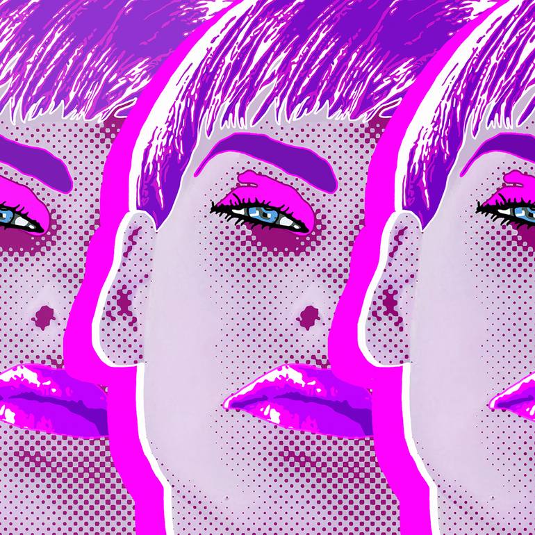 Original Pop Art Pop Culture/Celebrity Printmaking by Kauli Aka Christof Kaul