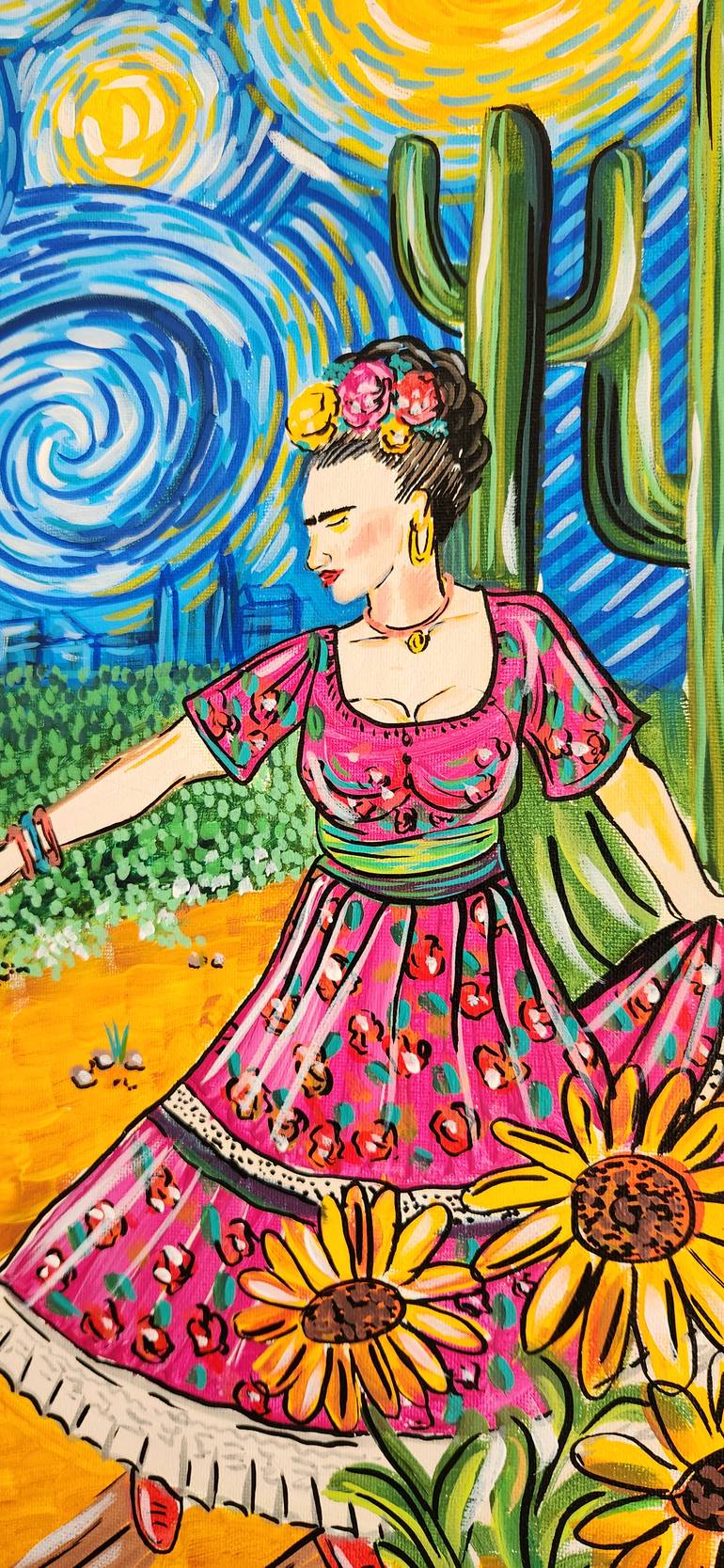 Original Pop Art Pop Culture/Celebrity Painting by Begumhan Sen
