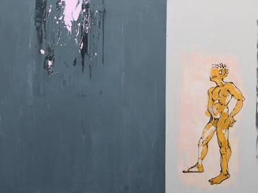 Original Expressionism Nude Paintings by Clare Haxby