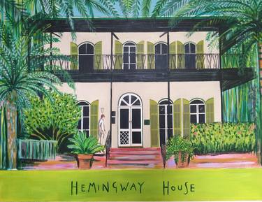 Saatchi Art Artist Clare Haxby; Paintings, “Ernest Hemingway House, Key West, Florida” #art