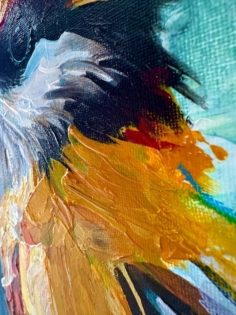 Original Abstract Animal Painting by Deh Nicole Und Jonas