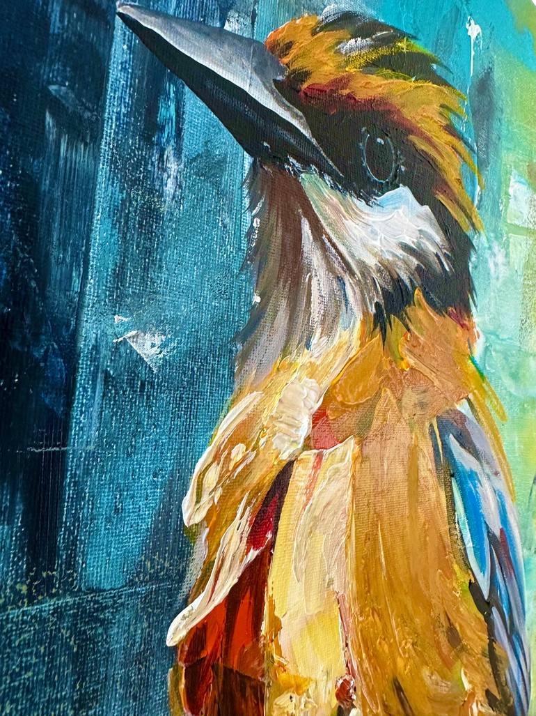 Original Abstract Animal Painting by Deh Nicole Und Jonas