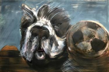 Original Dogs Paintings by Ella Looise