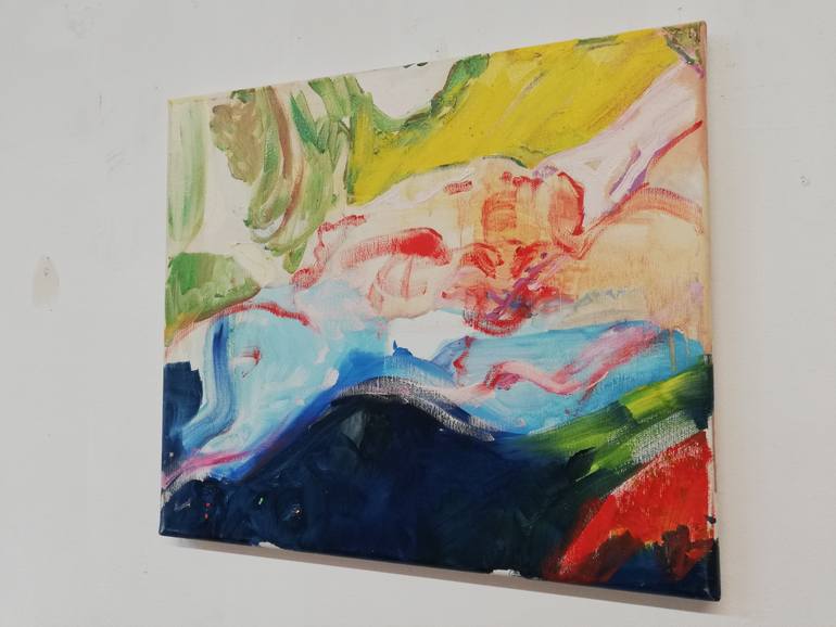 Original Abstract Expressionism Abstract Painting by Svetlana Biletnicova