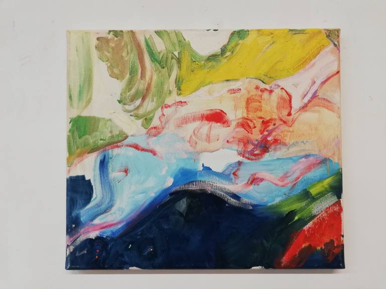 Original Abstract Expressionism Abstract Painting by Svetlana Biletnicova
