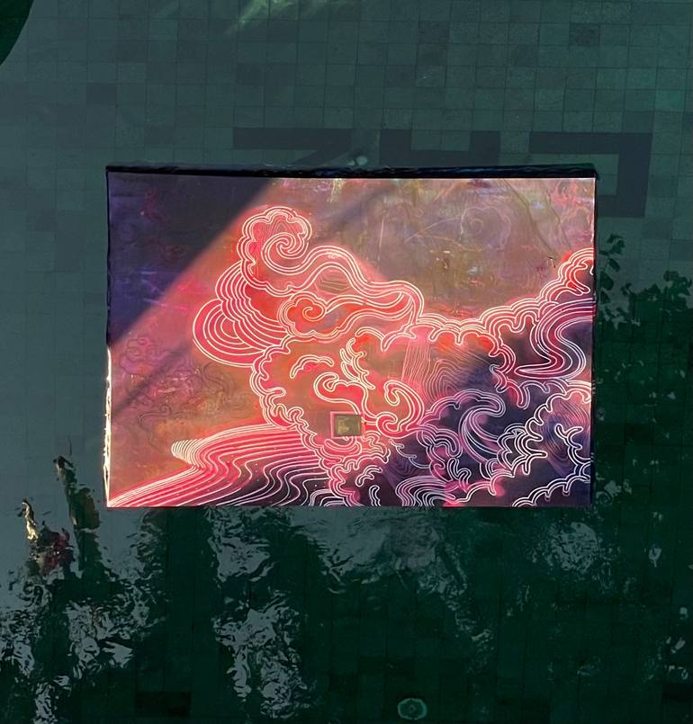 Original Abstract Patterns Painting by Karma Iuga