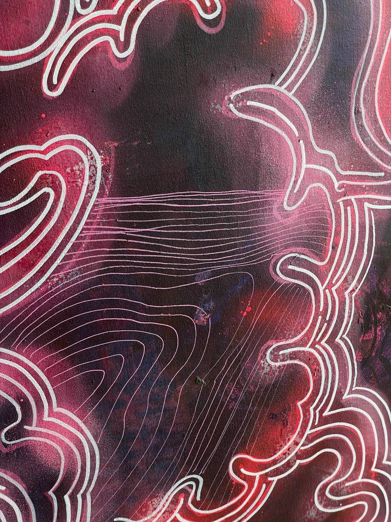 Original Abstract Patterns Painting by Karma Iuga