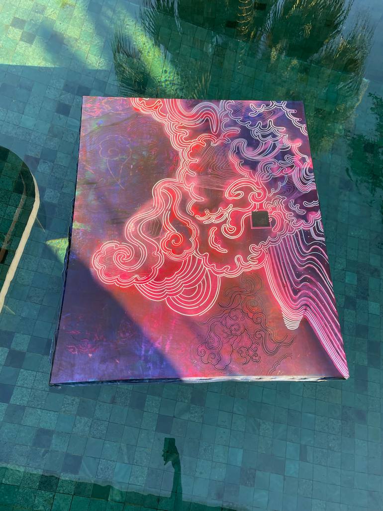 Original Abstract Patterns Painting by Karma Iuga