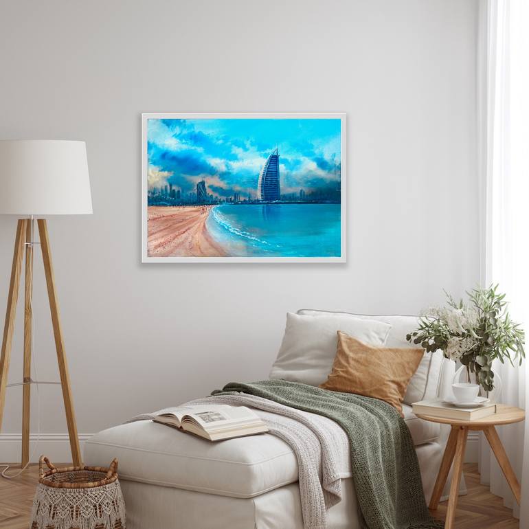 Original Realism Seascape Painting by Ashvin Mohan T